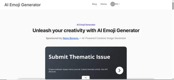 AI Emoji Generator - Tool preview