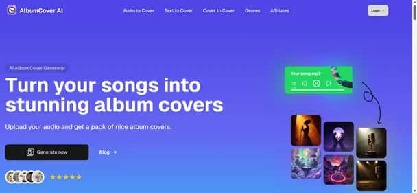 AlbumCoverAI - Tool preview