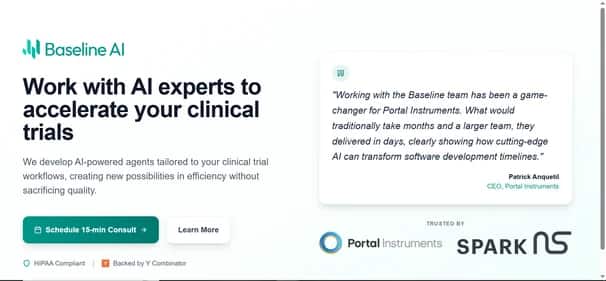 Baselinetrials - Tool preview