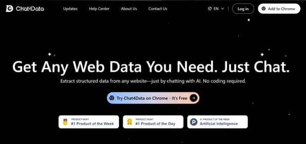 Chat4Data - Tool preview