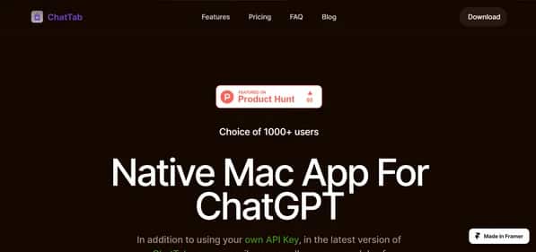 ChatTab - Tool preview