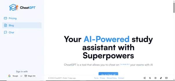 CheatGPT - Tool preview