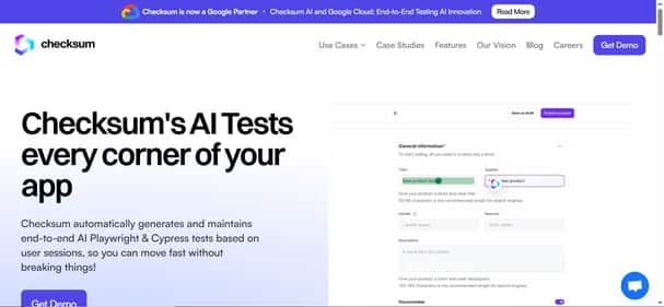 Checksum AI - Tool preview