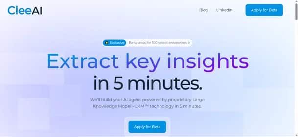 CleeAI - Tool preview