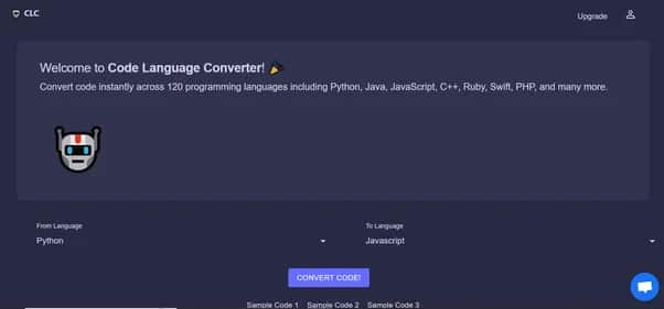 Code Converter - Tool preview