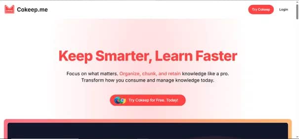 Cokeep - Tool preview
