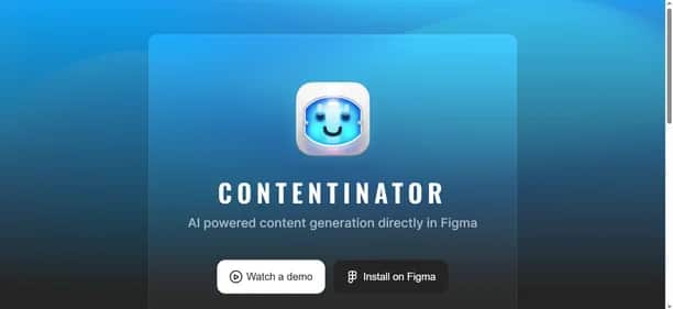 Contentinator - Tool preview