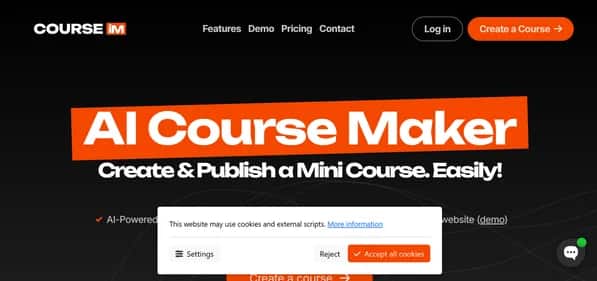 Course.im - Tool preview
