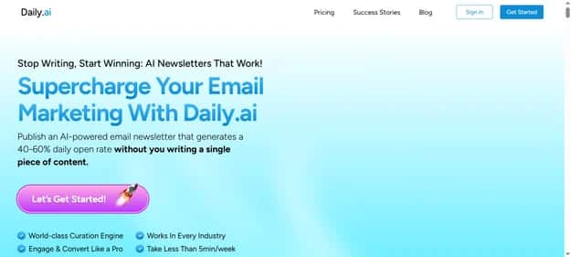 Daily.ai - Tool preview