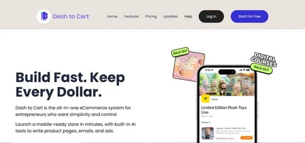 Dash to Cart - Tool preview