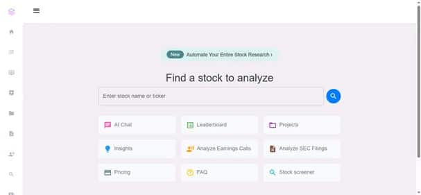 Decode Investing - Tool preview