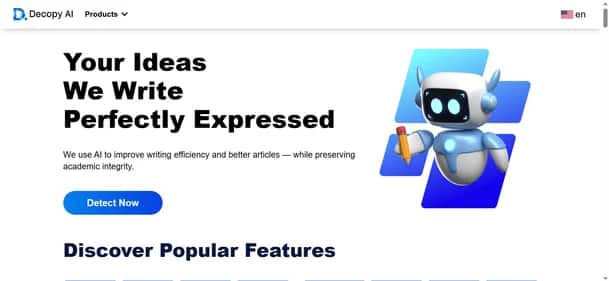 Decopy AI - Tool preview