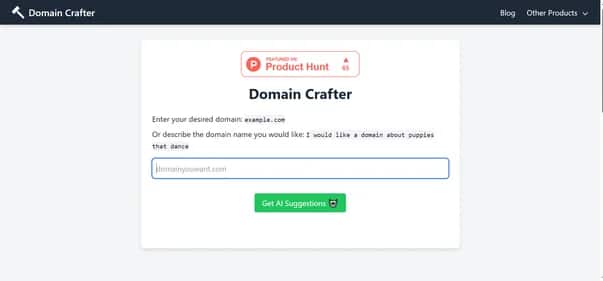 DomainCrafter - Tool preview