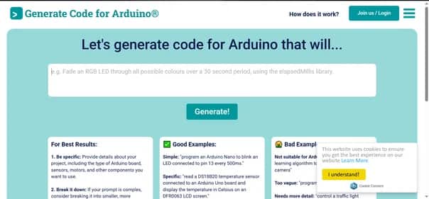Duino Code Generator - Tool preview