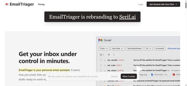 EmailTriager - Tool preview