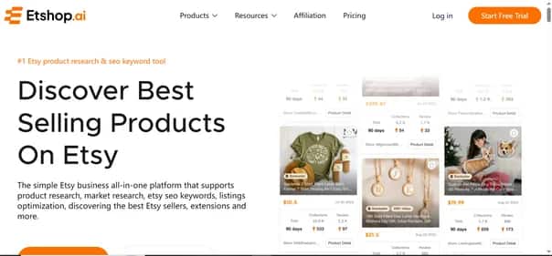 Etshop - Tool preview