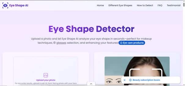 Eye Shape - Tool preview
