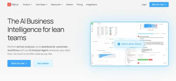 Fabi.ai - Tool preview