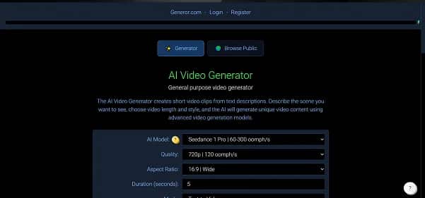 Generor - Tool preview