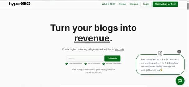 hyperSEO - Tool preview
