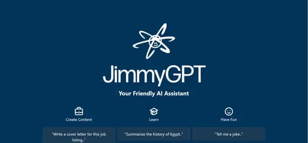 JimmyGPT - Tool preview
