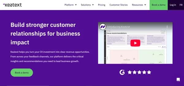 Keatext - Tool preview
