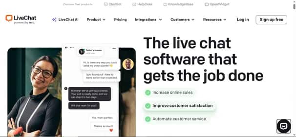 LiveChat - Tool preview
