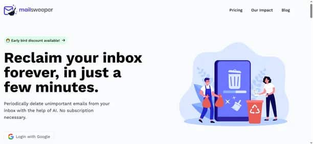 MailSweeper - Tool preview