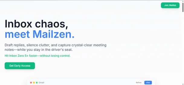 Mailzen - Tool preview