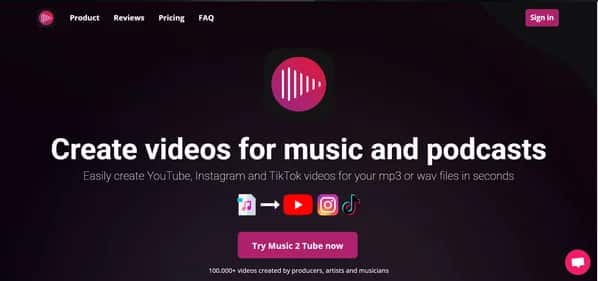 Music2Tube - Tool preview