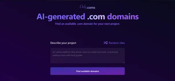 OnlyComs - Tool preview