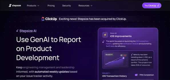 Stepsize AI - Tool preview