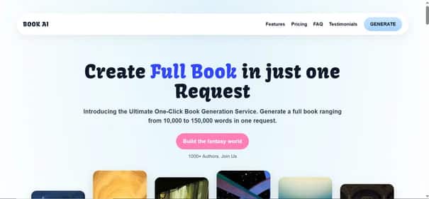 Book AI - Tool preview
