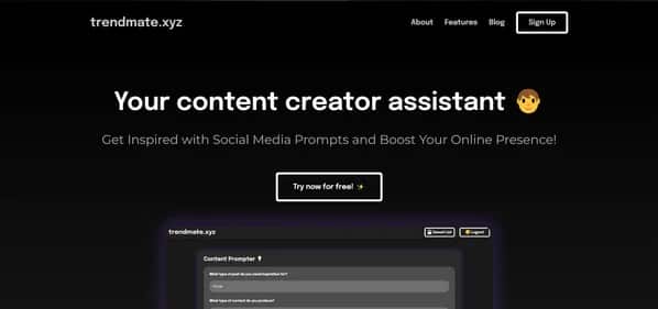 Trendmate - Tool preview