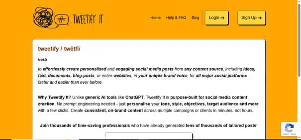 Tweetify It - Tool preview
