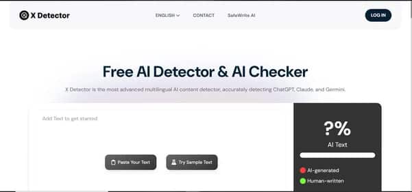 Xdetector Ai - Tool preview
