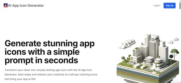 AI App Icon Generator - Tool preview