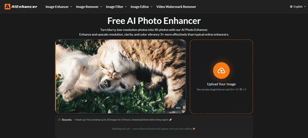 AI Photo Enhancer - Tool preview