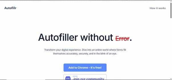 Autofillr - Tool preview
