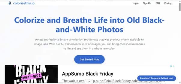 Colorizethis Io - Tool preview