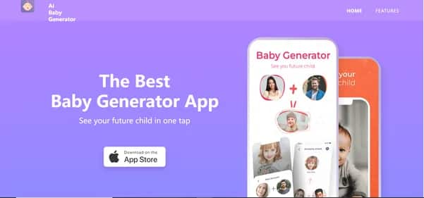 Future Baby App - Tool preview