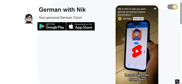 German with Nik - Tool preview