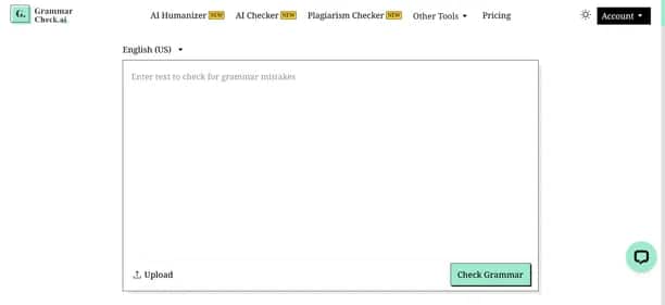 Grammar Check - Tool preview