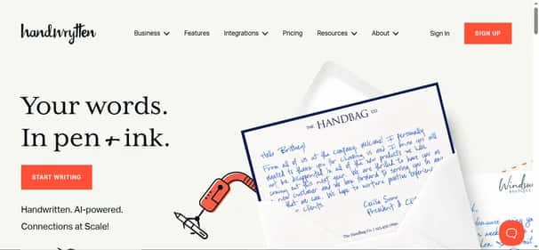 Handwrytten - Tool preview