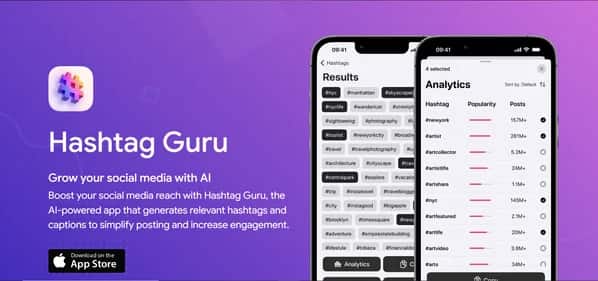 Hashtag Guru - Tool preview