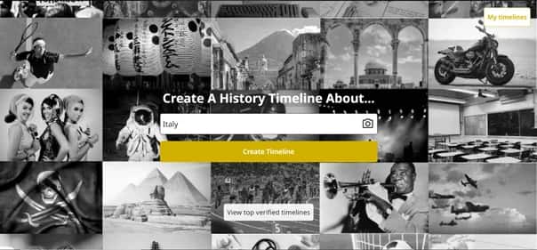 History Timelines - Tool preview