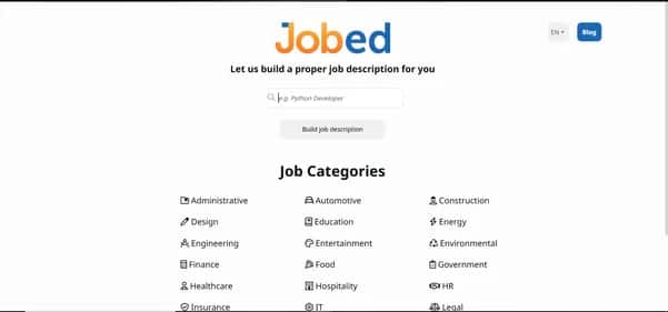 Jobed - Tool preview