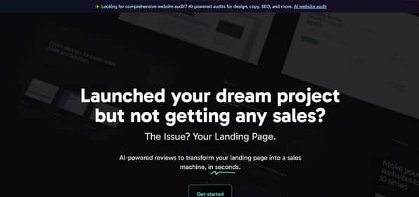 Landing.report - Tool preview