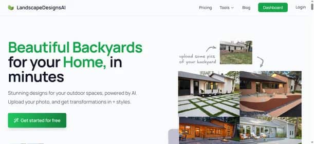 AI Landscape Design - Tool preview