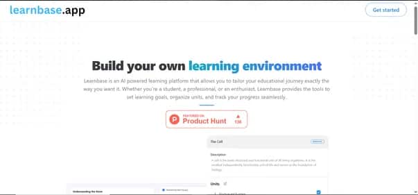 Learnbase - Tool preview